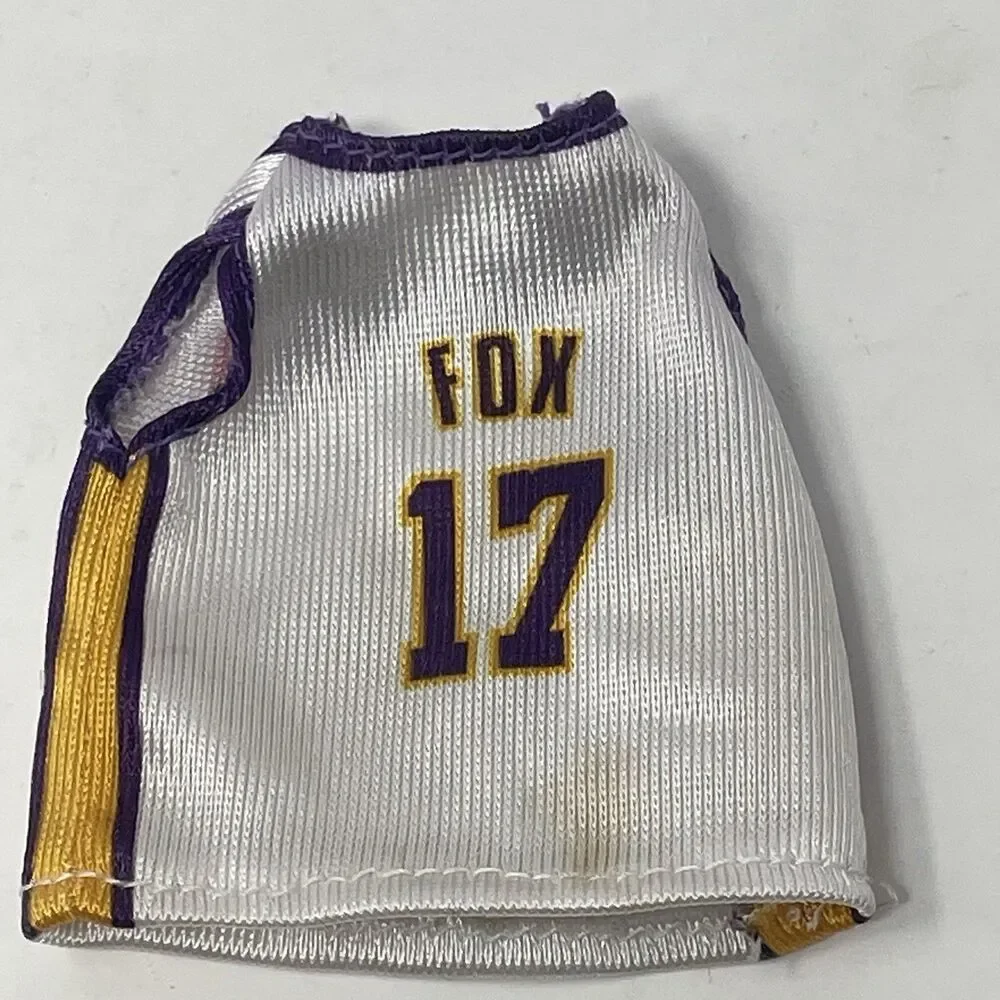 Los Angeles Lakers Rick Fox #17 NBA Basketball Jersey‎ - Fits 12